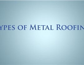 Metal Roofing Video 22