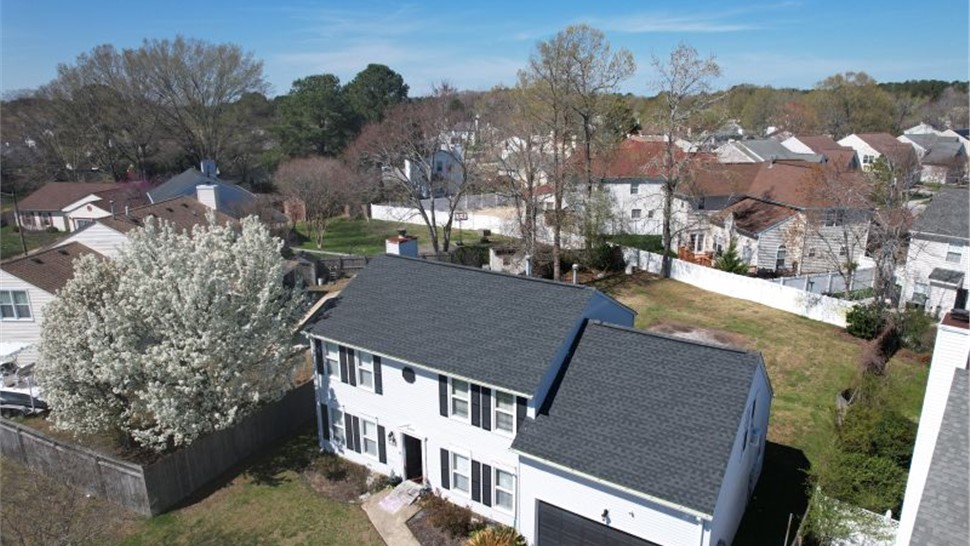 Gutters, Roofing Project in Virginia Beach, Virginia by The Roofing Company