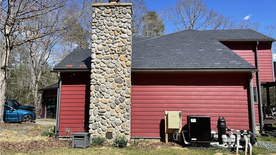 Gutters, Roofing Project in Gloucester, VA by The Roofing Company