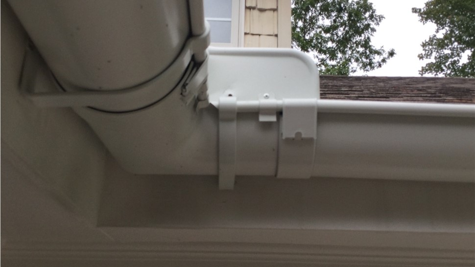 Gutters Project in Gloucester, VA by The Roofing Company