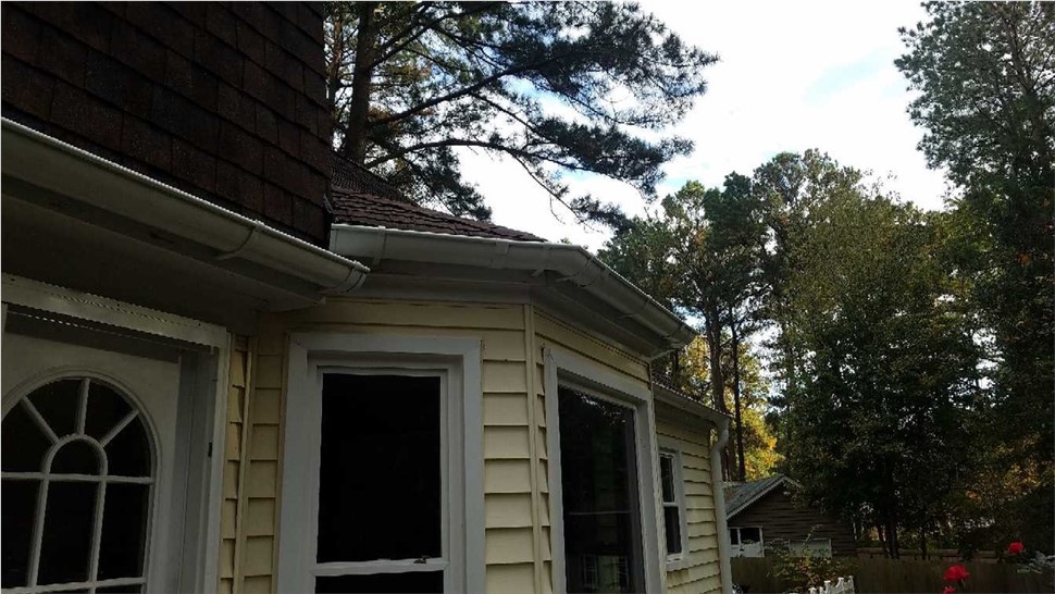 Gutters, Roofing Project in Virginia Beach, VA by The Roofing Company