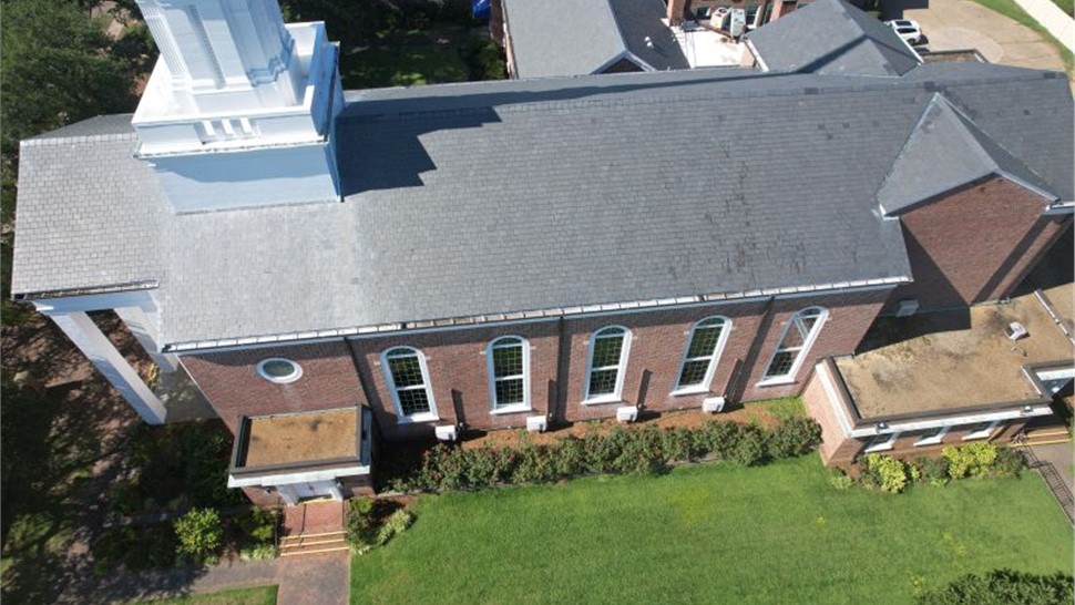Commercial Roofing, Gutters Project in Norfolk, Virginia by The Roofing Company