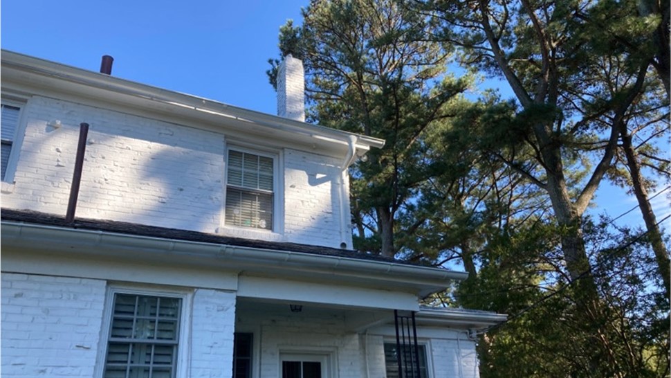 Gutters, Roofing Project in Norfolk, VA by The Roofing Company