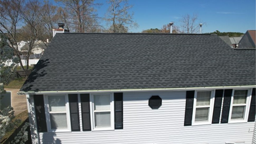 Gutters, Roofing Project in Virginia Beach, Virginia by The Roofing Company