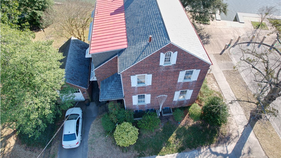 Gutters, Roofing Project in Norfolk, VA by The Roofing Company