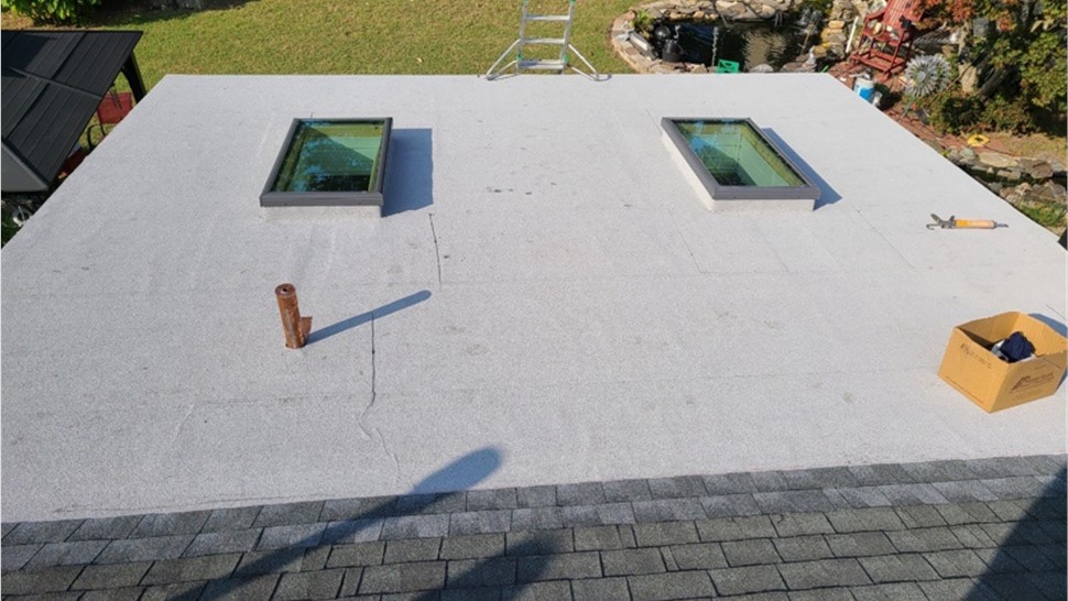 Roofing, Skylights Project in Hampton, VA by The Roofing Company