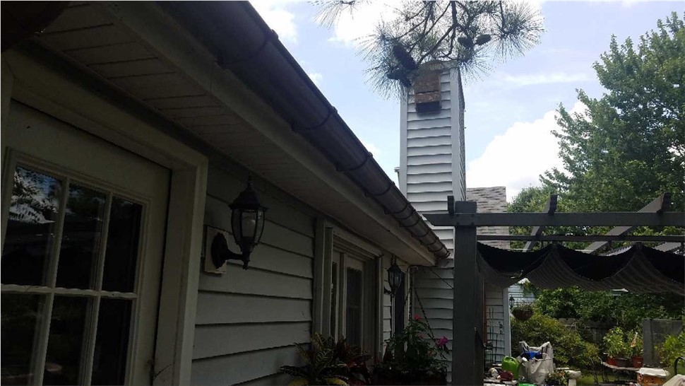 Gutters Project in Virginia Beach, VA by The Roofing Company