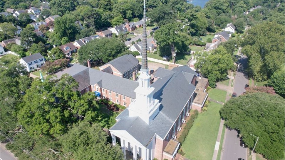 Commercial Roofing, Gutters Project in Norfolk, Virginia by The Roofing Company