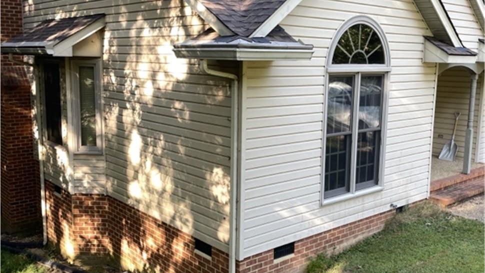 Gutters, Roofing Project in Williamsburg, VA by The Roofing Company