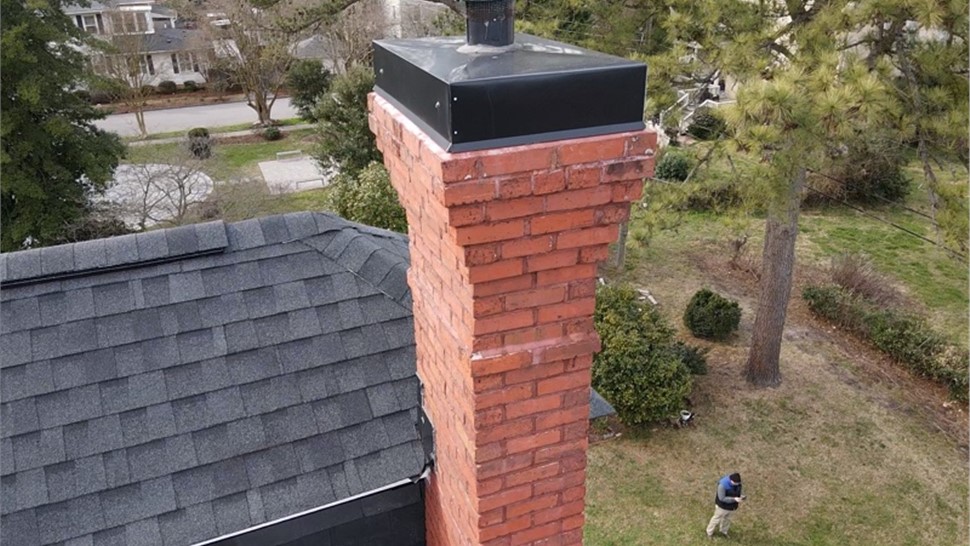 Gutters, Roofing, Skylights Project in Hampton, VA by The Roofing Company