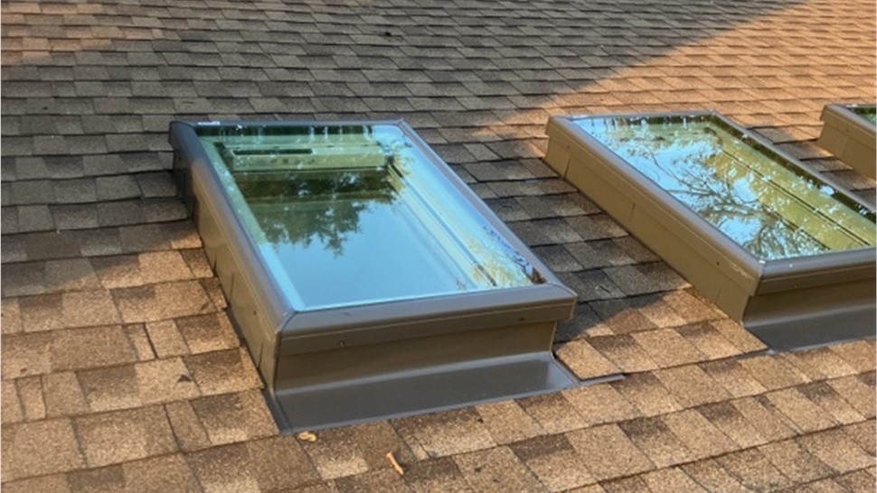 Skylights Project in Hampton, VA by The Roofing Company