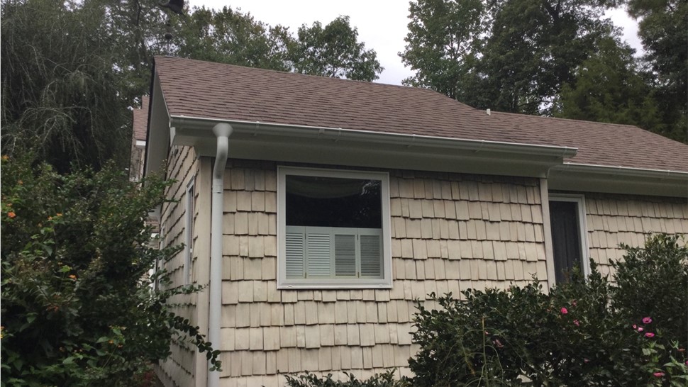 Gutters Project in Gloucester, VA by The Roofing Company