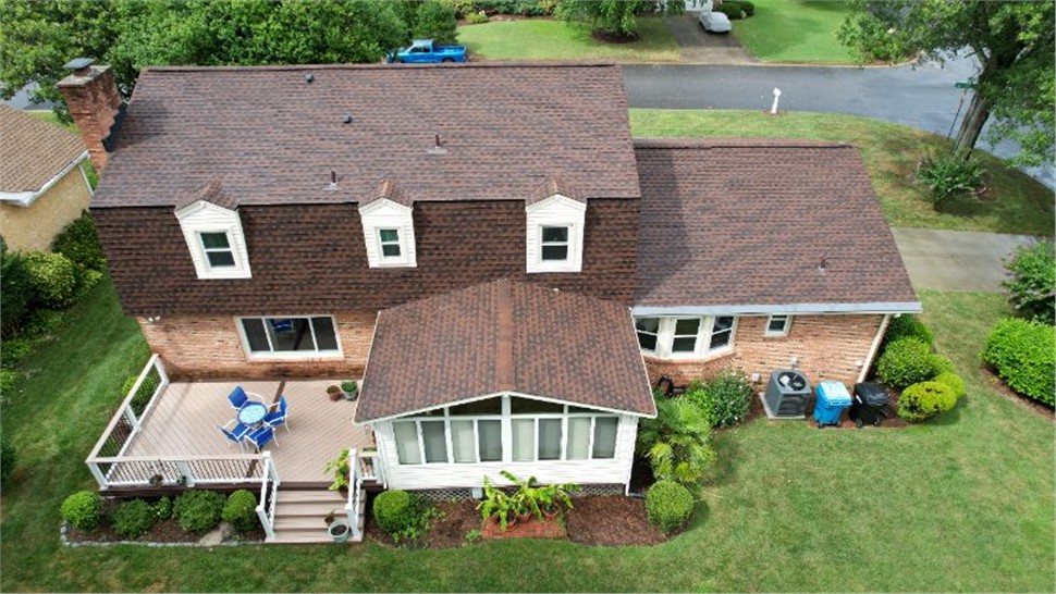 Gutters, Roofing Project in Virginia Beach, Virginia by The Roofing Company