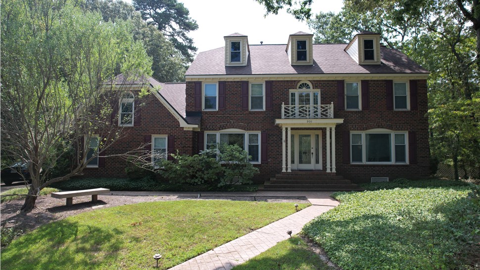 Finished architectural shingle roof replacement in Virginia Beach, VA