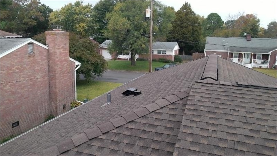 Roofing Project in Hampton, VA by The Roofing Company