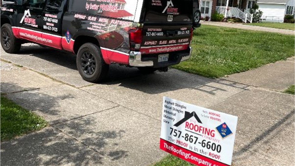 Roofing Project in Newport News, VA by The Roofing Company