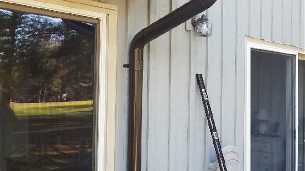 Gutters Project in Williamsburg, VA by The Roofing Company