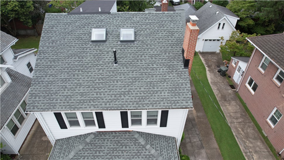 Roofing, Skylights Project in Norfolk, VA by The Roofing Company