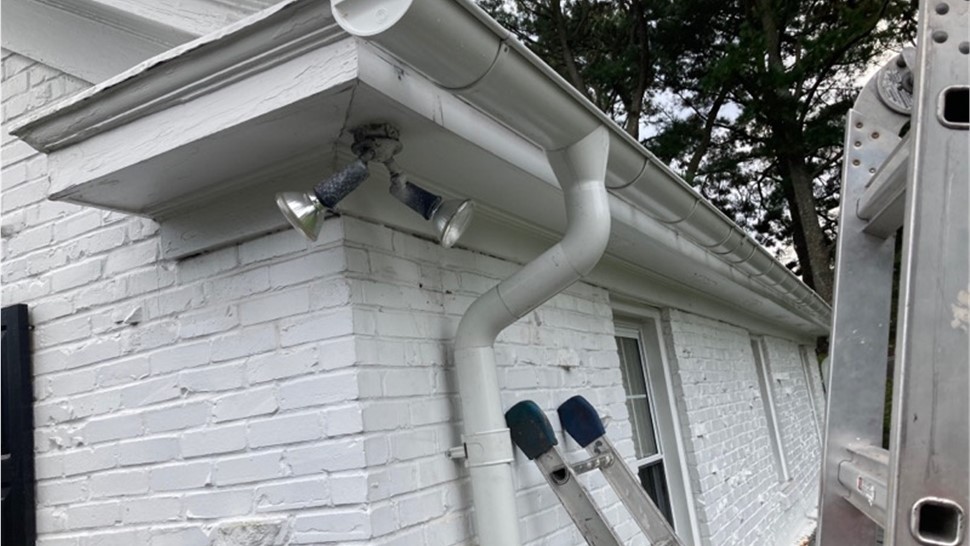 Gutters, Roofing Project in Norfolk, VA by The Roofing Company