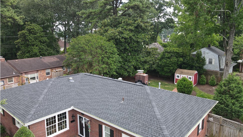 Roofing Project in Virginia Beach, VA by The Roofing Company