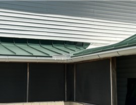 Gutters, Roofing Project in Ivor, VA by The Roofing Company