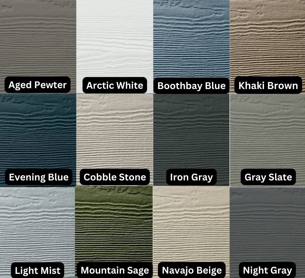 James Hardie Siding Colors