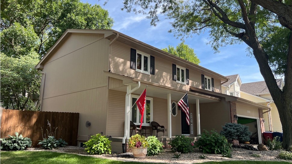 Siding Project in Papillion, NE by Thompson's Home Improvement