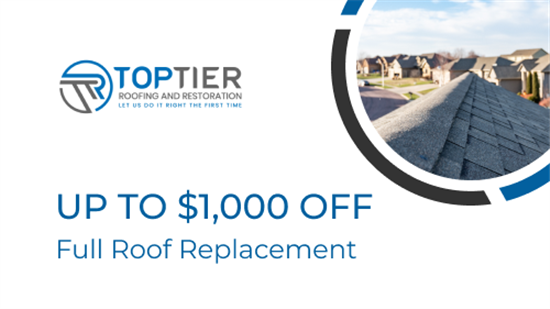 Get Up to $1,000 Off Your Full Roof Replacement