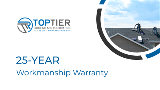 25-Year Workmanship Warranty for Lasting Protection