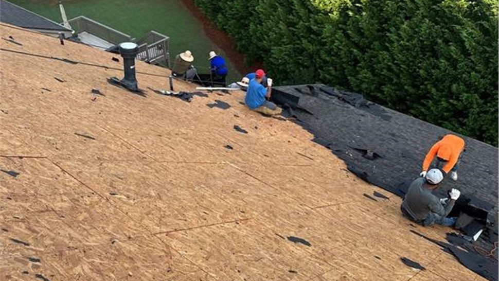 Roofing, Storm Damage Project in Gainesville, GA by Top Tier Roofing & Restoration