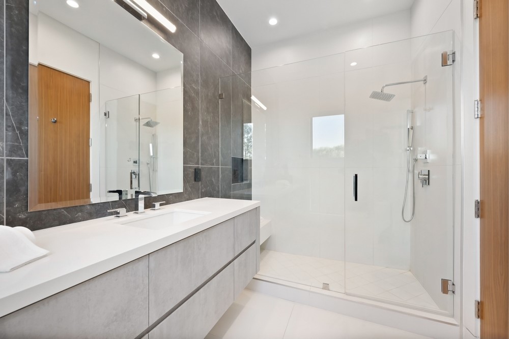 modern bathroom remodel