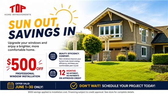 A well-maintained craftsman-style home exterior with large decorative windows, stone accents, and lush green landscaping — illustrating the curb appeal of a professional window installation.