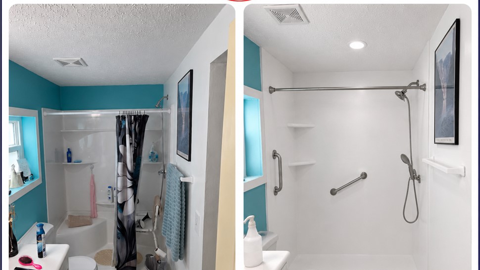 Showers Project in Tampa, Florida by Top Notch Remodelers