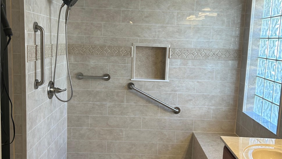 Bathroom Conversions Project in Land O Lakes, Florida by Top Notch Remodelers