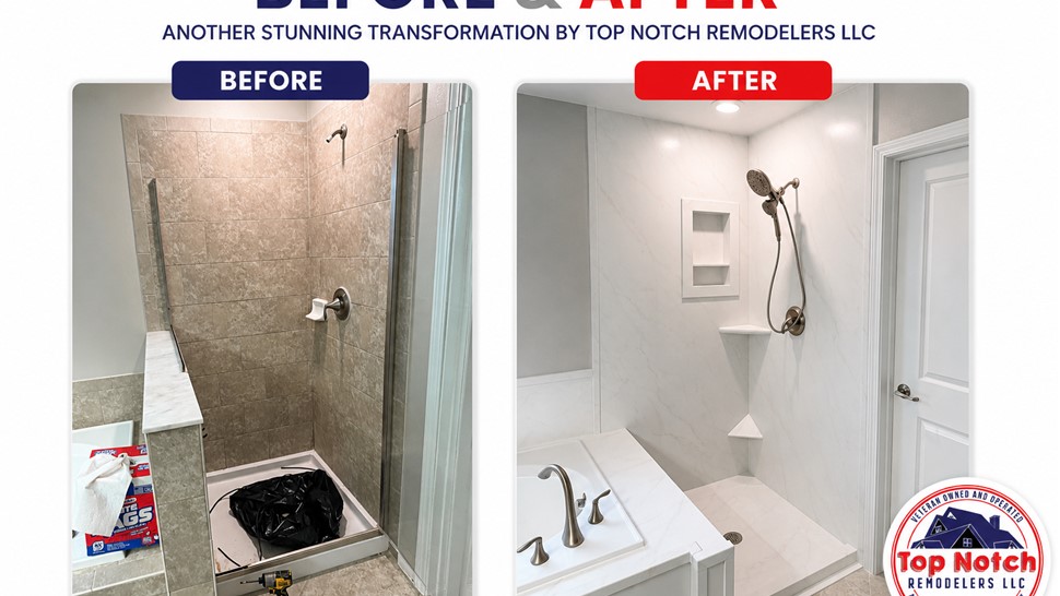 Showers Project in Ruskin, Florida by Top Notch Remodelers
