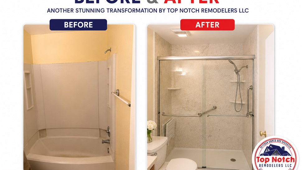 Bathroom Conversions Project in Tampa, Florida by Top Notch Remodelers