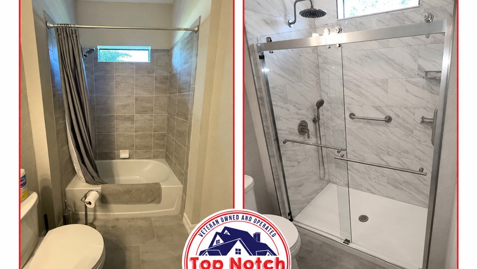 Bathroom Conversions Project in Bradenton, Florida by Top Notch Remodelers