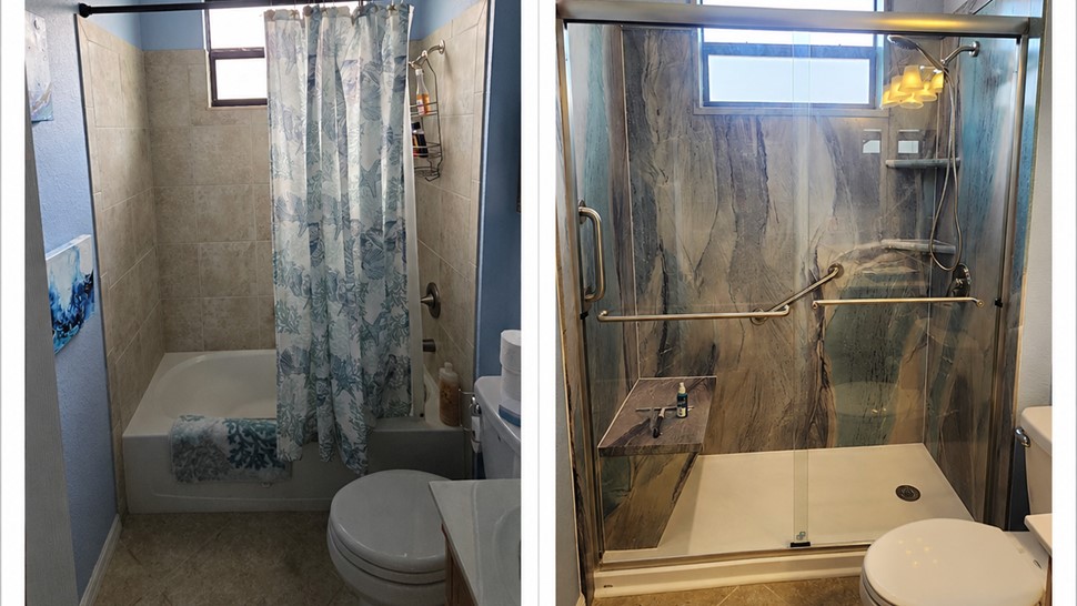 Bathroom Conversions, Bathrooms, Showers Project in Bradenton, Florida by Top Notch Remodelers
