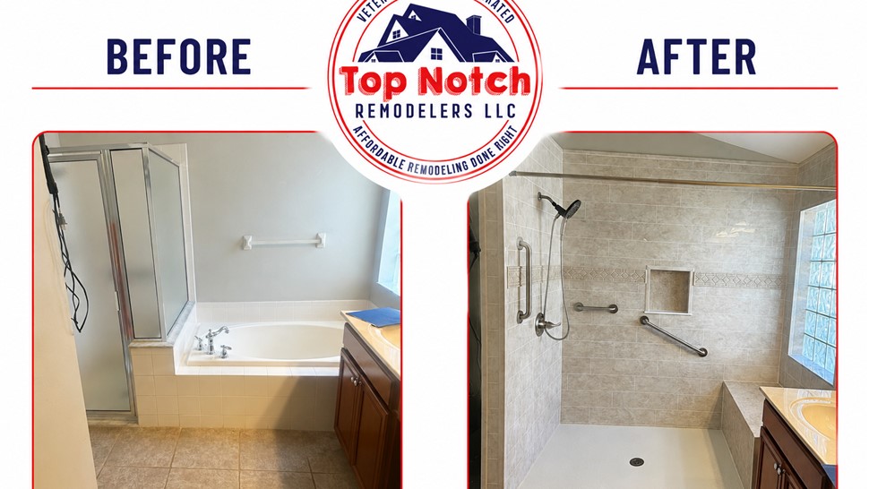 Bathroom Conversions Project in Land O Lakes, Florida by Top Notch Remodelers