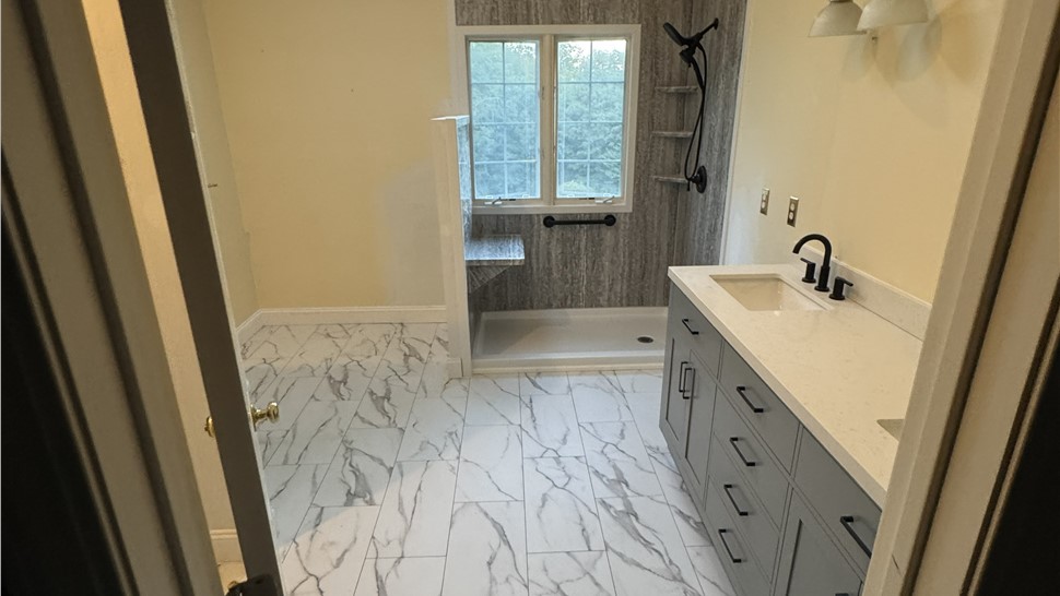Bathroom Remodeling Project in Monroe, CT by Total Remodeling and Repair