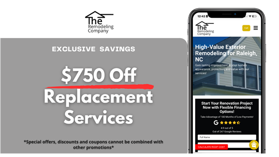 $750 Off Replacement Services