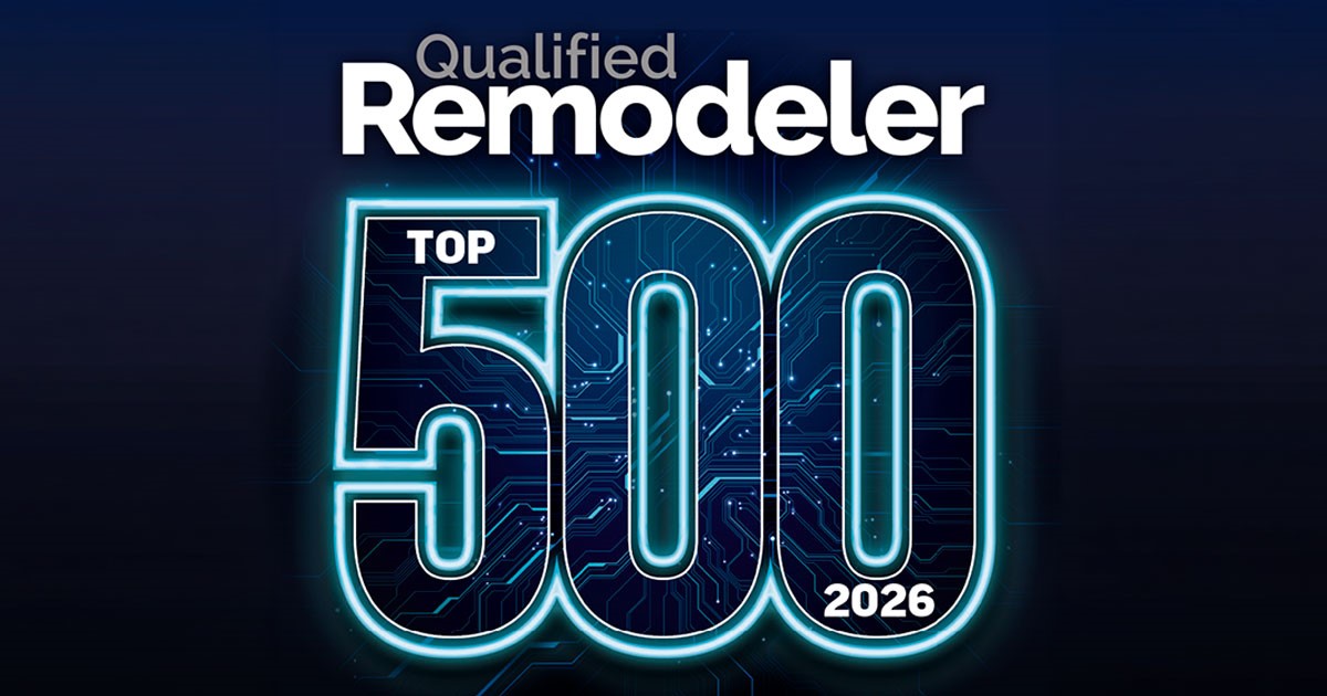 TruHome Pros Earns Placement in the Qualified Remodeler Top 500 – Three Years Running