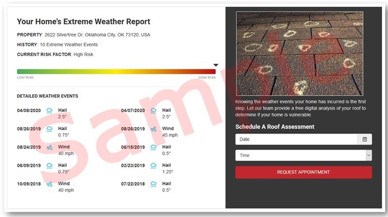 sample extreme weather report