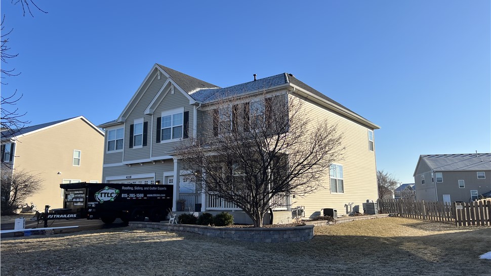 Roofing Project in Oswego, Illinois by TTLC, Inc
