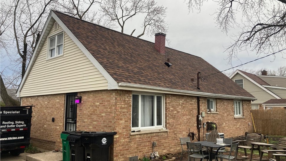 Roofing, Storm Damage Project in Bridgeview, IL by TTLC, Inc