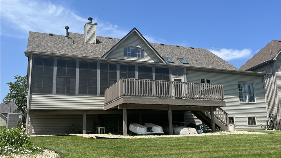 Plainfield Illinois Roof Replacement; Roof Replacement with Owens Corning Shingles "Williamsburg Grey"