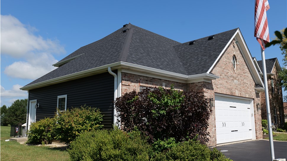 Shingle Reroof Yorkville Illinois Owens Corning Onyx Black