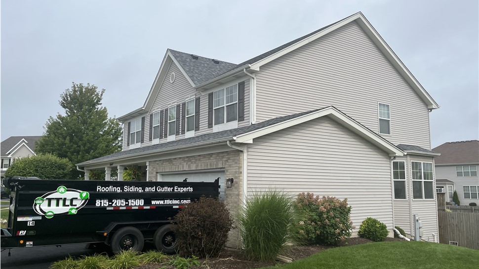 Roofing Installation Plainfield Illinois Owens Corning Shingles, "Slatestone Grey"