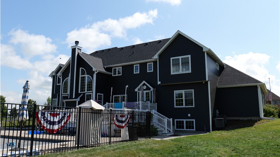 Shingle Reroof Yorkville Illinois Owens Corning Onyx Black