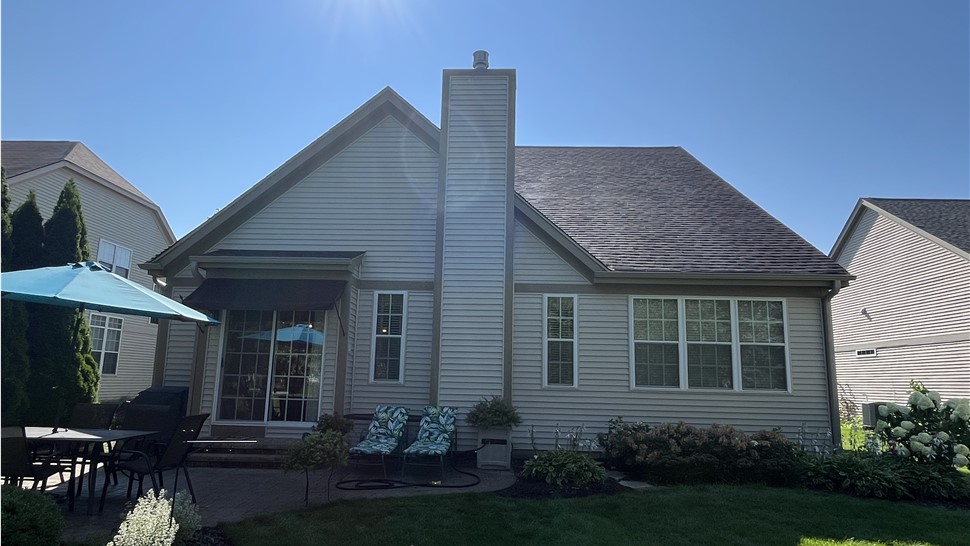 Siding project Oswego Illinois, Variform Siding Rich Mocha